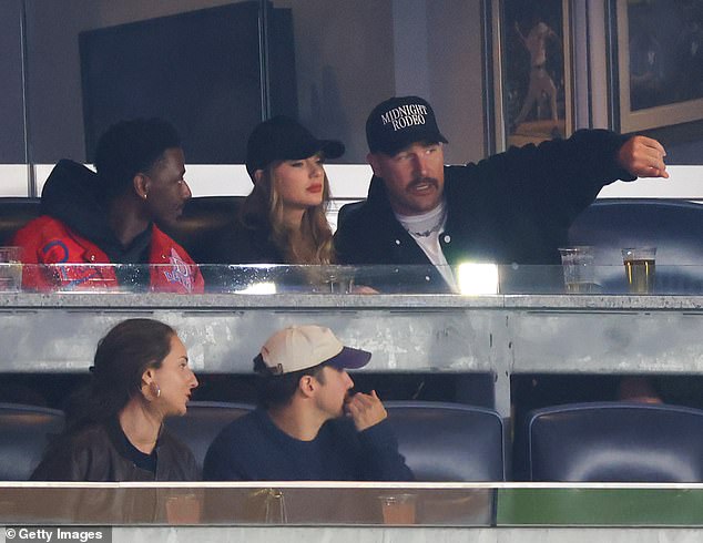 Swift and Kelce were last seen together attending the Yankees-Guardians MLB playoff game in New York this past week