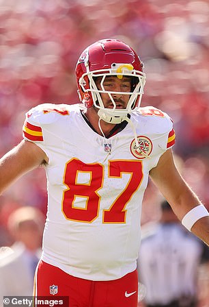 Kelce has had the pop superstar cheering him on at most games since week 3 of 2023 season