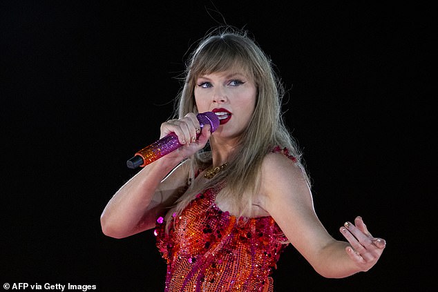 Taylor Swift was not cheering Kelce and the Chiefs on as she continues her Eras Tour in Miami